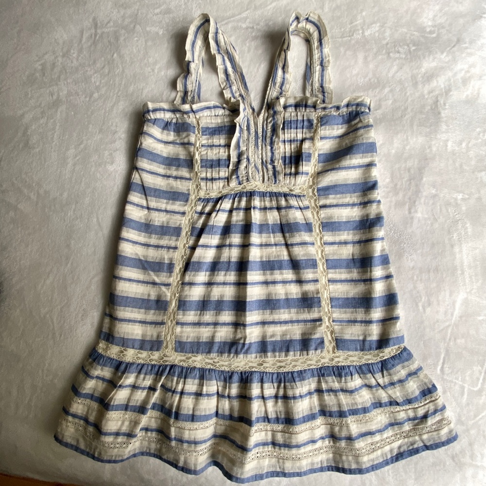 Tularosa Blue and White Striped Mini Dress - Picture 4 of 7